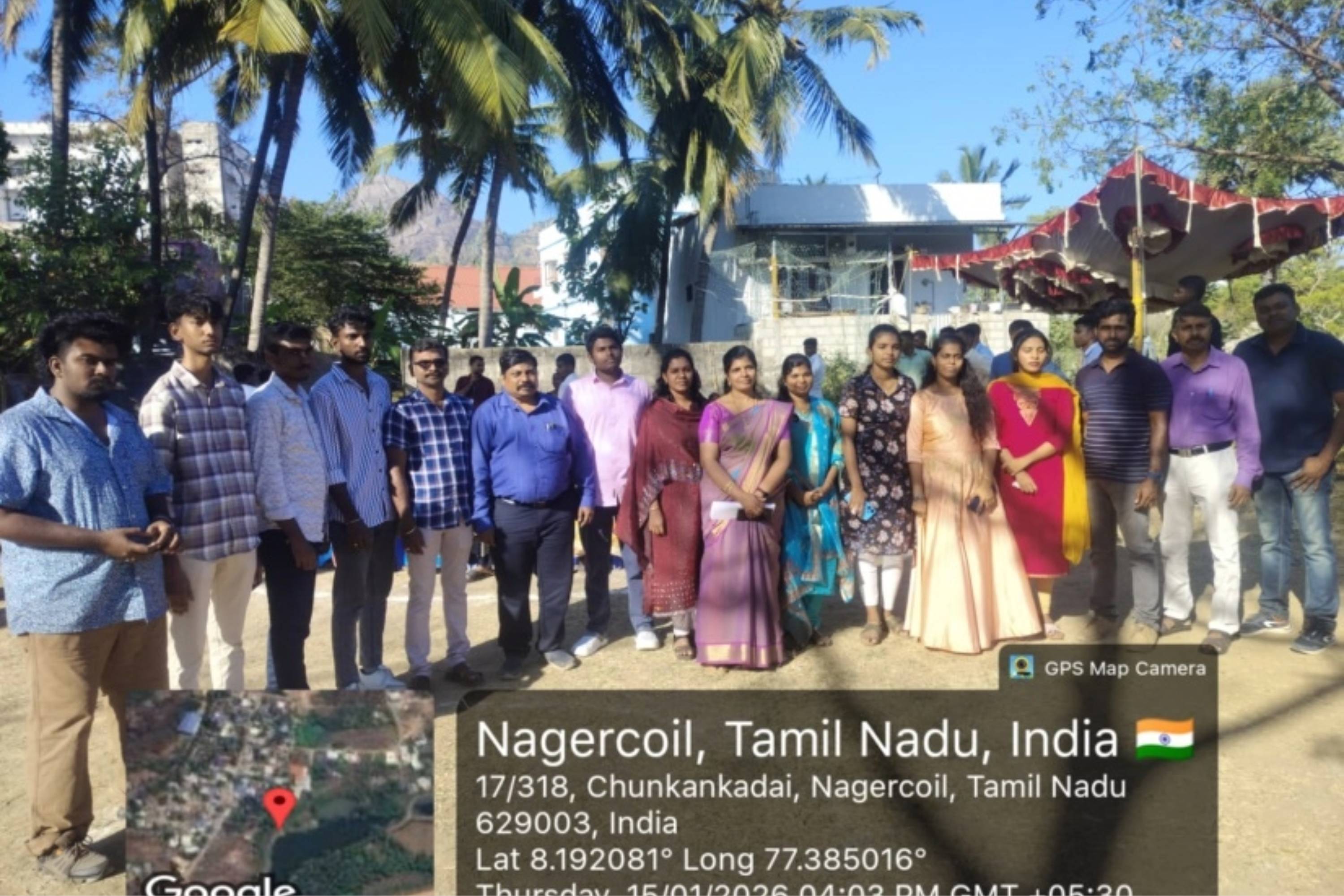 Pongal Celebration with the Community at Kamarajar Nagar 16/1/2026